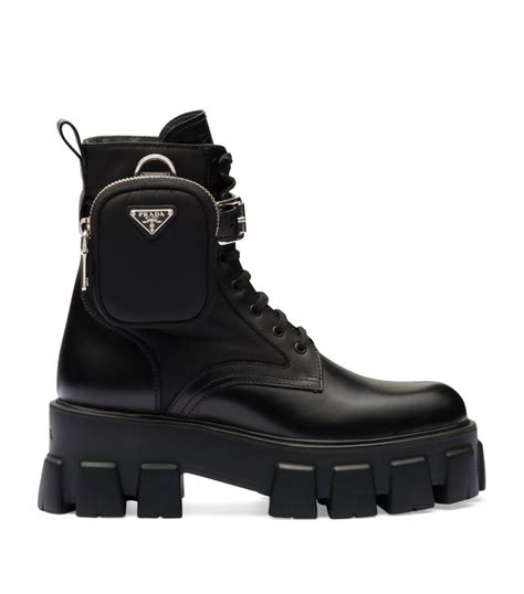 prada monolith black boots|prada monolith boots review.